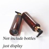 6PCS Black Plastic 24/410 Soap Dispenser Pump Replacement Lotion Bottle