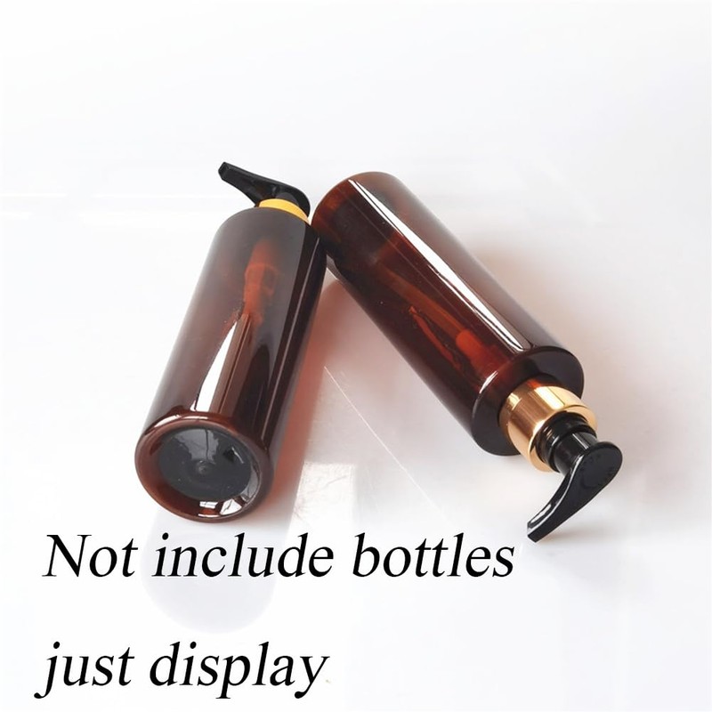 6PCS Black Plastic 24/410 Soap Dispenser Pump Replacement Lotion Bottle