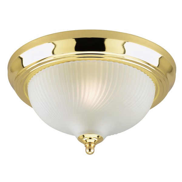 Westinghouse Lighting 11-1/4-Inch Ceiling Fixture, Polished Brass