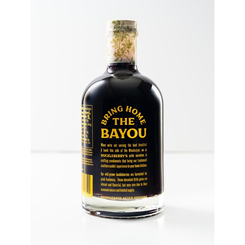 Huckleberry Syrup - Premium Breakfast made with real wild huckleberries