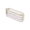 UFORU 3 Tier Cookie Storage Containers Airtight, Dumpling Storage Box