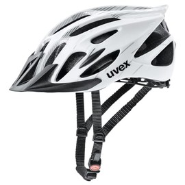 Uvex Unisex Adult’s Flash Cycling Helmet, White Blue, 53-56 cm, 57-61 cm