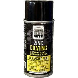 ZincKote Zinc Cold Galv Aerosol Spray - 13.5oz Can - Paint/Coating - 96% Zinc DFT - Cold Galvanizing - Steel Corrosion Protection - Repairs and reloads Hot Dip Galvanizing