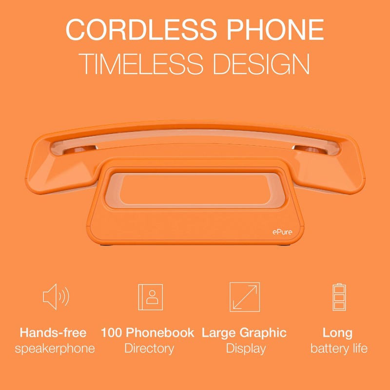 ALCATEL ePure Iconic - DECT Cordless Phone - Classic Design