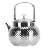Stainless Steel Teapot with Removable Filter Metal Tea Kettle Coffee