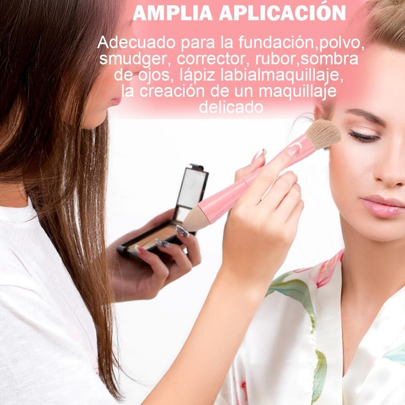 Viaje rochas para maquillaje, Brochas de Viaje, 4 en 1