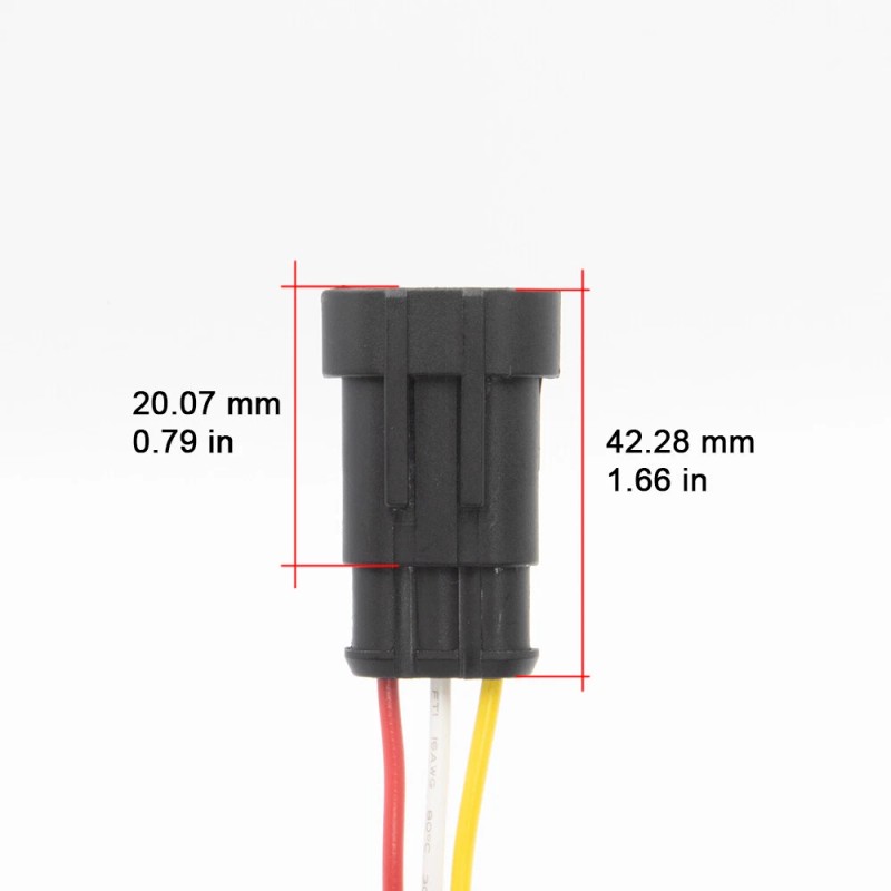 AvtoDonor ABS Wheel speed sensor connector Ram 2500. 2013-2024. 68483898AA