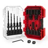 Countersink Drill Bits, 15 PCS Adjustable Tapered HSS Drill Bit
