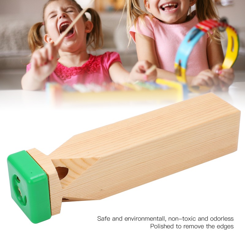 Wooden Train Whistle Beech Wood Musical Instrument Accessories Toy Gift