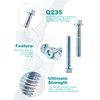 CYCBOLT 330 PCS Bodywork Bolt Kit Fit for RMX250 RM-Z250