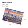 Lantern Press 1000 Piece Jigsaw Puzzle, St. Louis, Missouri, Skyline