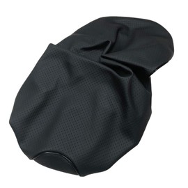 Crisparts Suzuki ZZ (CA1PB) Special Design Seat Cover, Strong Rubber Type, Made in Japan (Thick Fabric), Fabric Color: Embossed Black, Back Black, Piping Color: Black; Cover Type