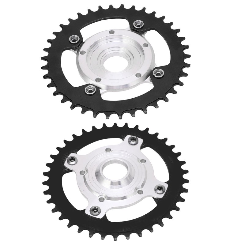 38T 104 BCD Electric Bike Chainring and Adapter Aluminum Alloy