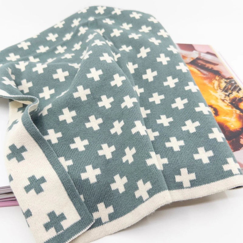 Ecovask Kitchen Tea Towel Single Organic Cotton, Denim +