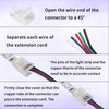 HOMELYLIFE 5 Pin RGBW LED Strip Connectors 10mm Solderless 20
