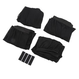 4pcs Car Window Sun Shade UV Protection Breathable Mesh Car Curtains for Car Night Camping Privacy Shade