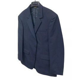 Executive Apparel New Men's Executive Apparel Navy Blue Blazer Suit Coat Two Button Front 42R