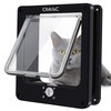 CEESC Cat Flap, Magnetic Pet Door with Rotary 4 Way