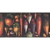 Vegetables Explained Educational Black CB3049V21B Wallpaper Border