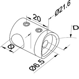 7 x Stainless Steel Cross Bar Holder Diameter Bar 12 mm Round Tube Diameter 42.4 mm V2A Truss Holder VA Stair Railing Stair Railing Balcony Railing Balcony Terrace (7Quer1242)