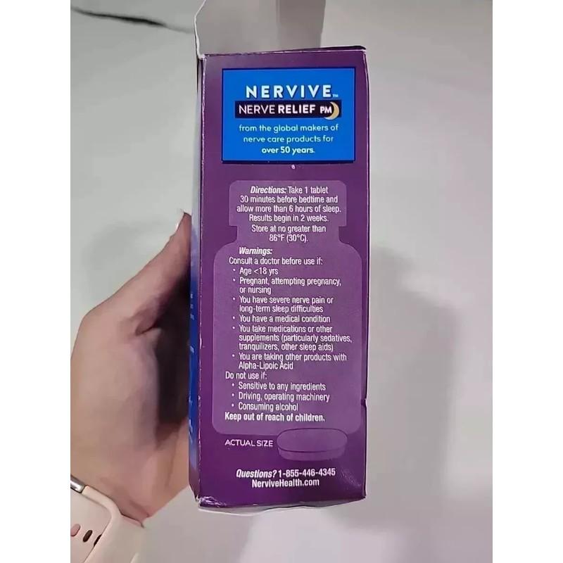 2 x Nervive PM** Nerve Relief Weakness & Discomfort PM