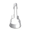 ZDYWY Mini Guitar Shaped Cookie Cutter