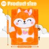 Fox Diary for Girls with Lock, Plush Fox Toys Gift