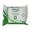 Simple 6 Pack - Simple Oil Balancing Cleansing Facial Wipes,