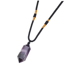 Ipetboom Natural Amethyst Crystal Pendant Necklace for Women Unique Healing Jewelry Elegant Design Durable Craftsmanship for Daily Wear and Meditation
