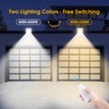 Malitupy Solar Street Lights Outdoor, Cool White/Warm White Solar Street