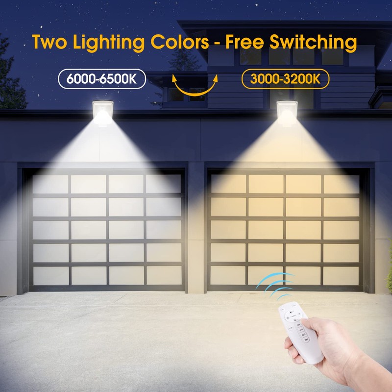 Malitupy Solar Street Lights Outdoor, Cool White/Warm White Solar Street