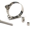 Liujiami 1-5pcs 304 Stainless Steel Pipe & Hose Clamp -