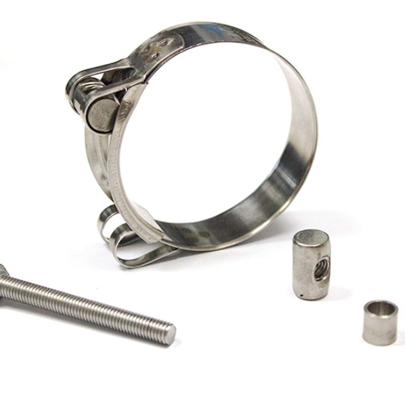 Liujiami 1-5pcs 304 Stainless Steel Pipe & Hose Clamp -