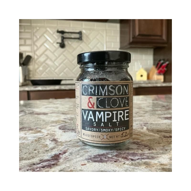 Vampire Salt (Black Hawaiian Garlic Salt with Aleppo Pepper) by