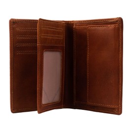 The Chesterfield Brand Soft Antique Hamburg RFID Leather Wallet 9.5 cm, Cognac, Classic