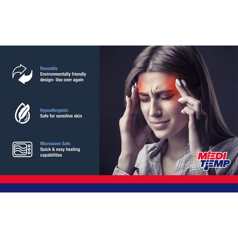 Medi-Temp Head-Neck Hot & Cold Reusable Compress Pad 1 ea
