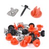 Juego de 30 clips para parachoques de coche, kit de