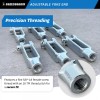 Sandbaggy 5/8"-18 Adjustable Yoke End - Galvanized [Pins Included] -