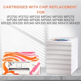 DMAOCO PG-210XL/CL-211XL Ink Cartridges Compatible for Canon 210 211, 210XL 211XL Ink Pack Replacement for MP495 MP280 MP490 MP480 MP270 MP240 MX420 410 350 (1Pack Combo)