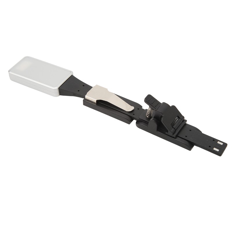Portable Rechargeable Reading Light Magnetic Clip On Book Light for