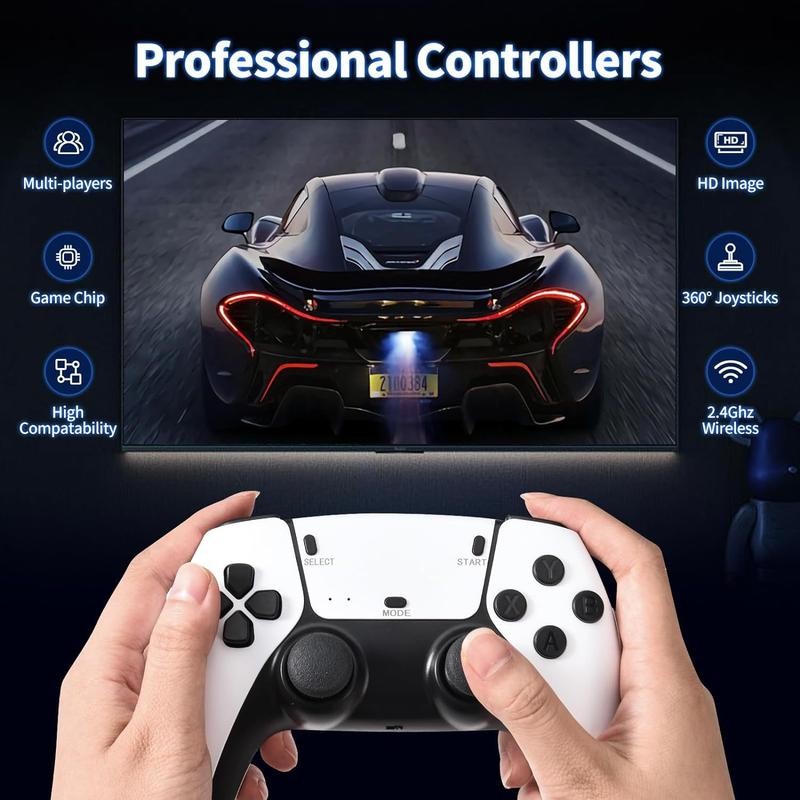 Wireless Retro Game Console, Plug and Play Video Game Stick