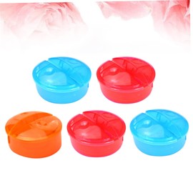 KONTONTY 5pcs Telescopic Earphone Cable Winder Portable Desktop Wire Organizer for Cords Random Color Fixator for Headphones Power Cables and More