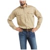 Ariat Male FR Solid Work Shirt Khaki X-Large