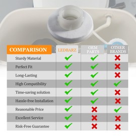 225-5907 Flush Valve Stop Cap Replacement for Mansfield Toilet Flush Valves 210 and 211,225-5907 Toilet Stopper