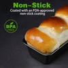 Tiawudi 6 Pack Mini Loaf Pans, Non-Stick Baking Bread Pan,