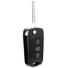 Key Fob Case Replacement - 3 Button Flip Folding Car