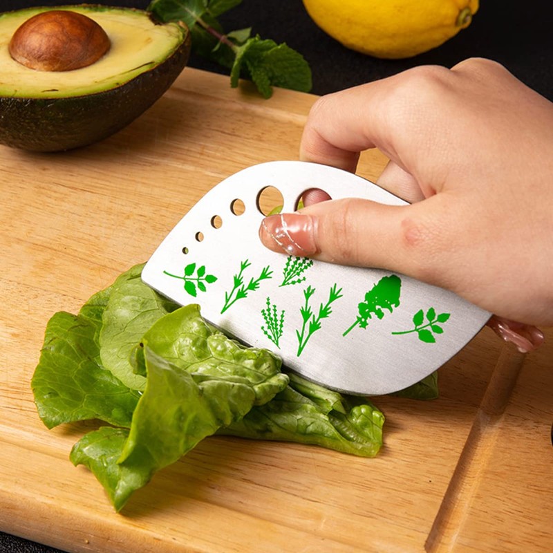 Hsthe Sea 9 Holes Herb Stripper Leaf Stripper Herb Cutter