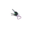 munkees, Mini Heart Carabiner Keychain (2 x Pink)