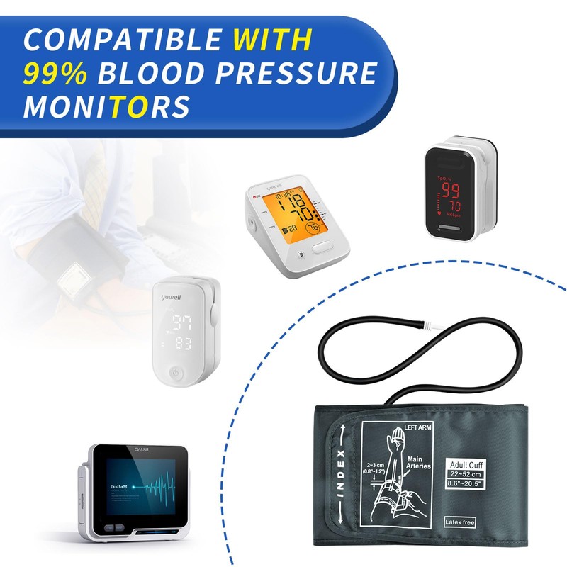 Extra Large Blood Pressure Cuff, Replacement Extra Large Cuff Applicable