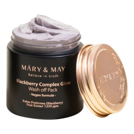 Mary&may Blackberry Complex Glow Washoff Pack 125g - Kbeauty Momento De Aplicación Día/noche Tipo De Piel Todo Tipo De Piel